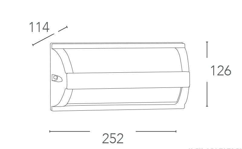 Applique per esterno in alluminio finitura antracite con diffusore opale in policarbonato biemissione+emissione frontale 1XE27 non inclusa BOSTON Applique per esterno in alluminio finitura antracite con diffusore opale in policarbonato biemissione+emissione frontale 1XE27 non inclusa BOSTON